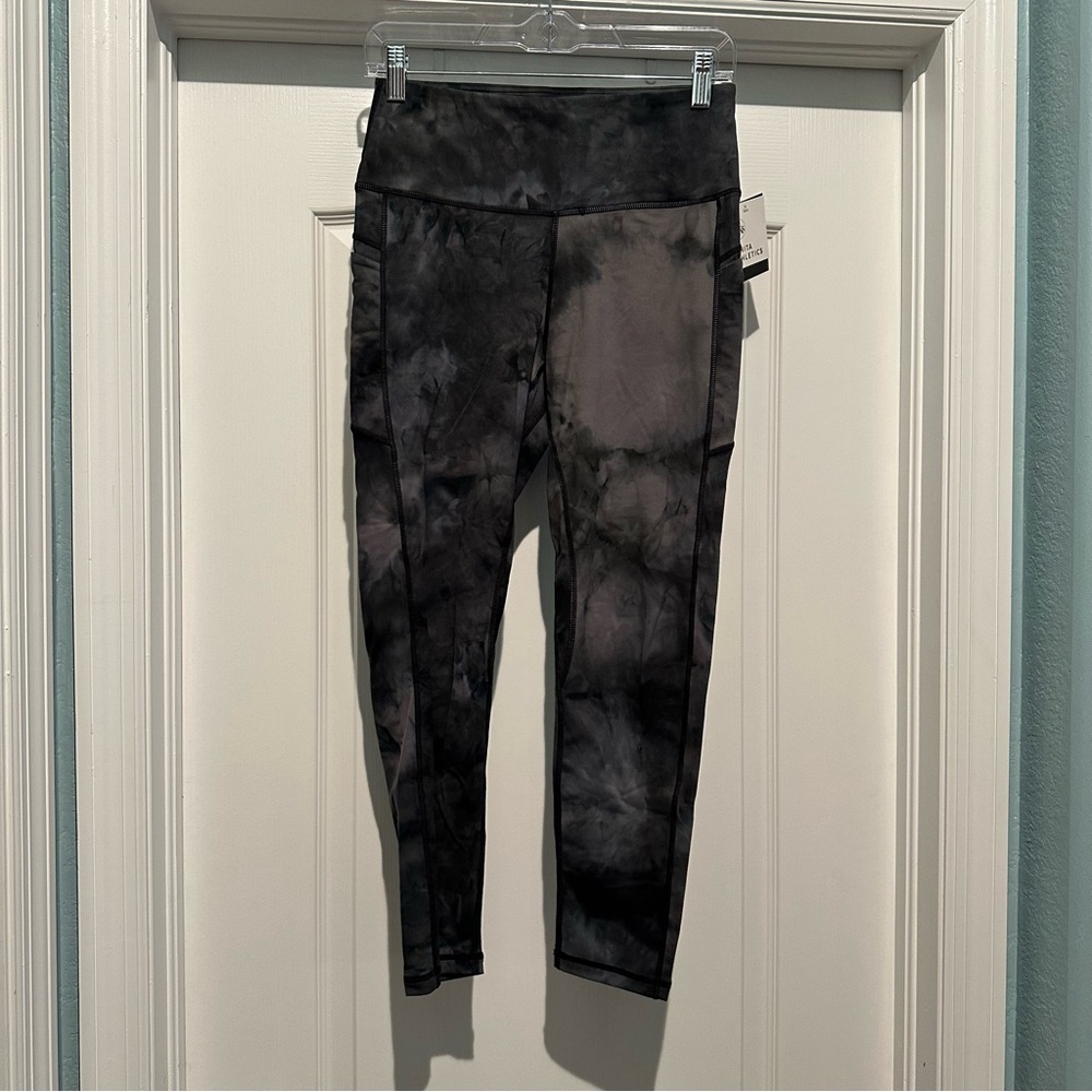 Senita Athletics Black and Gray High Waist Leggings